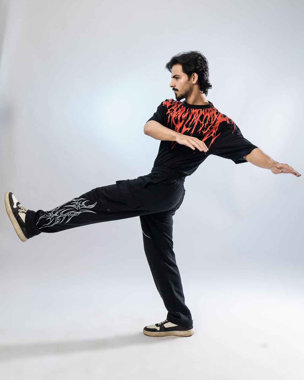 street wear Graphic baggy trouser