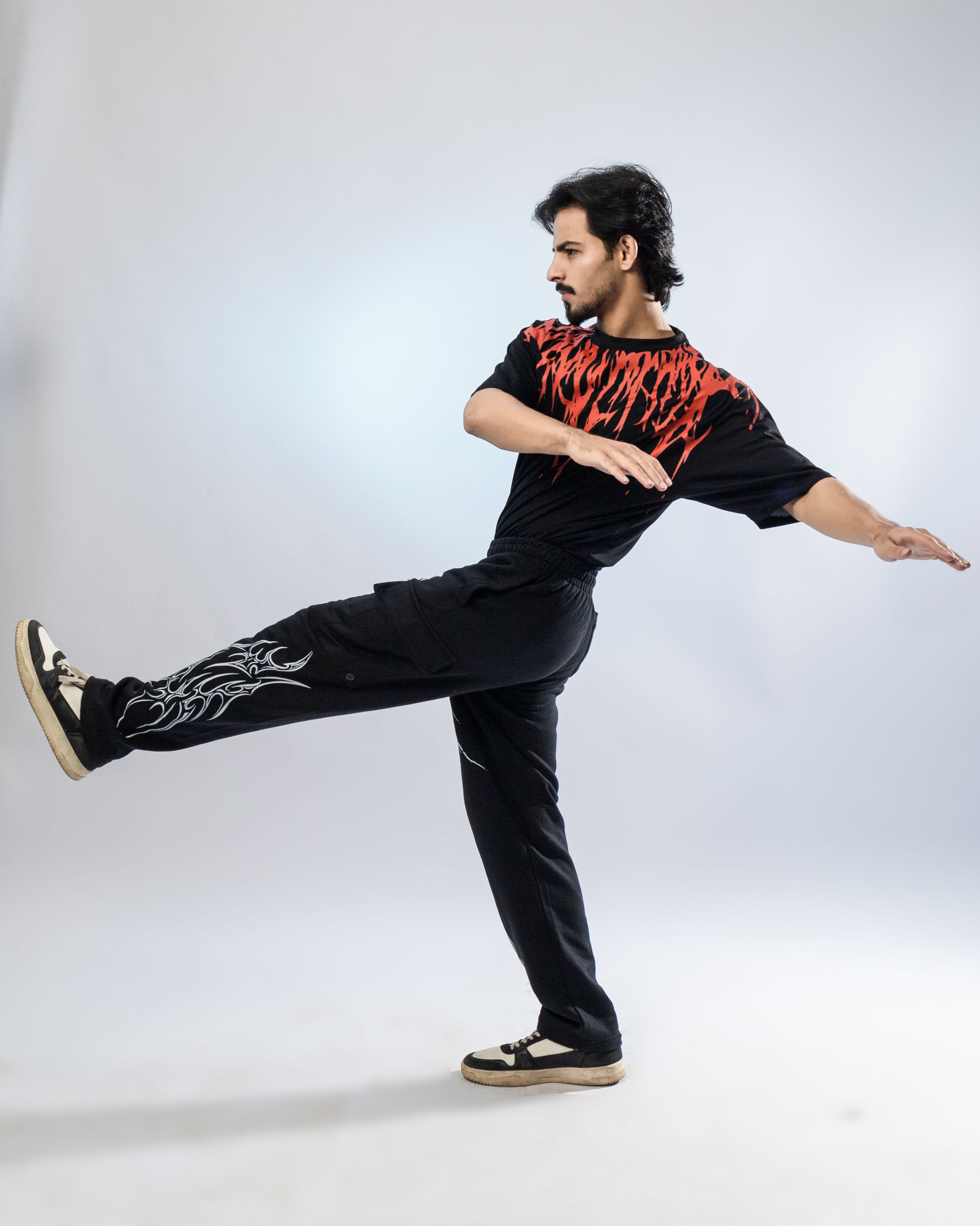 street wear Graphic baggy trouser