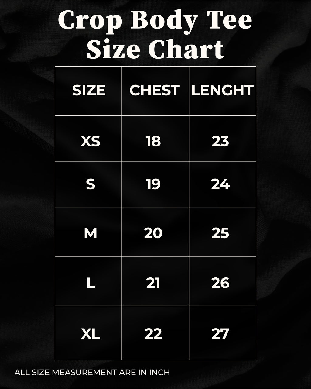 Crop body tee