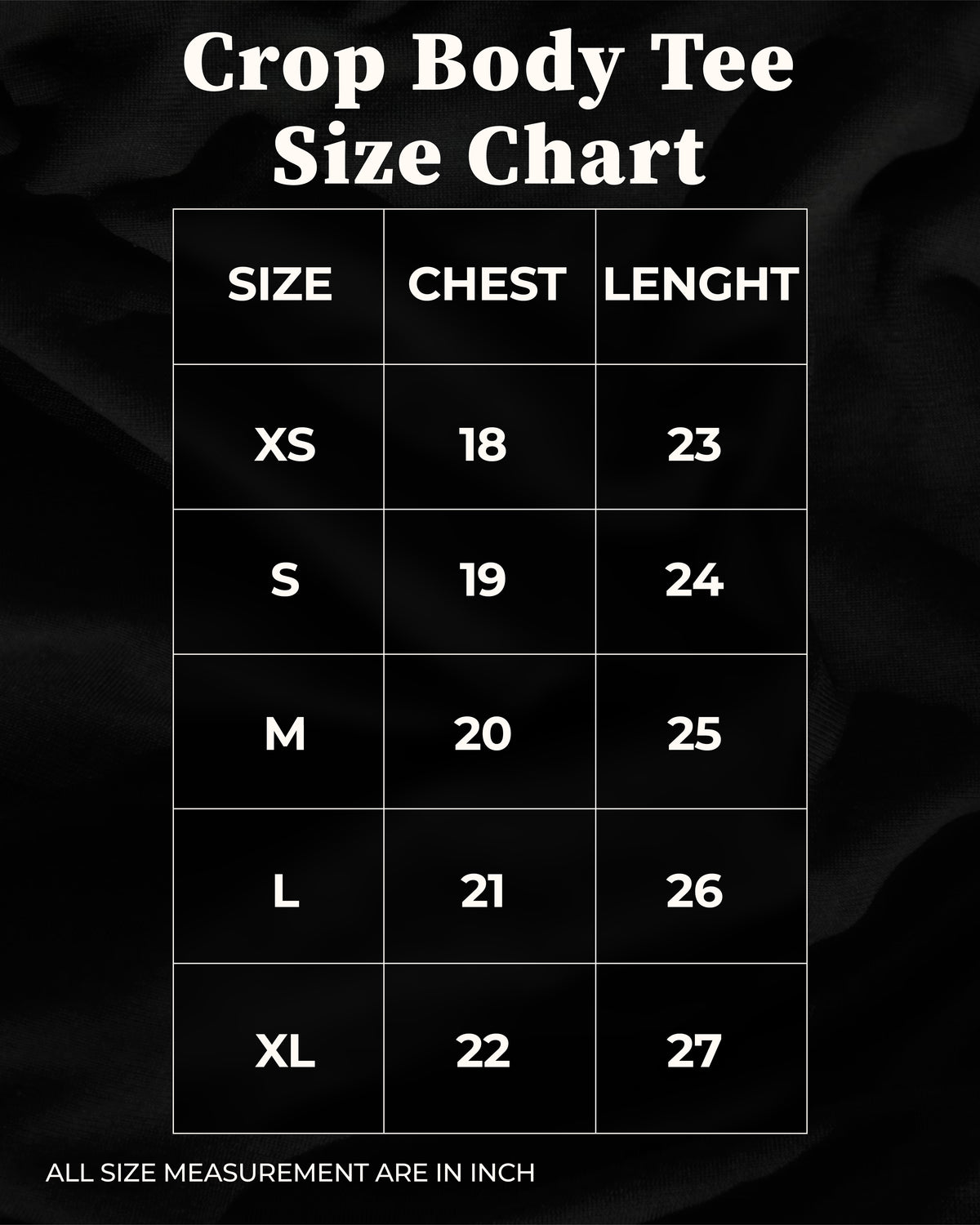 Crop body tee