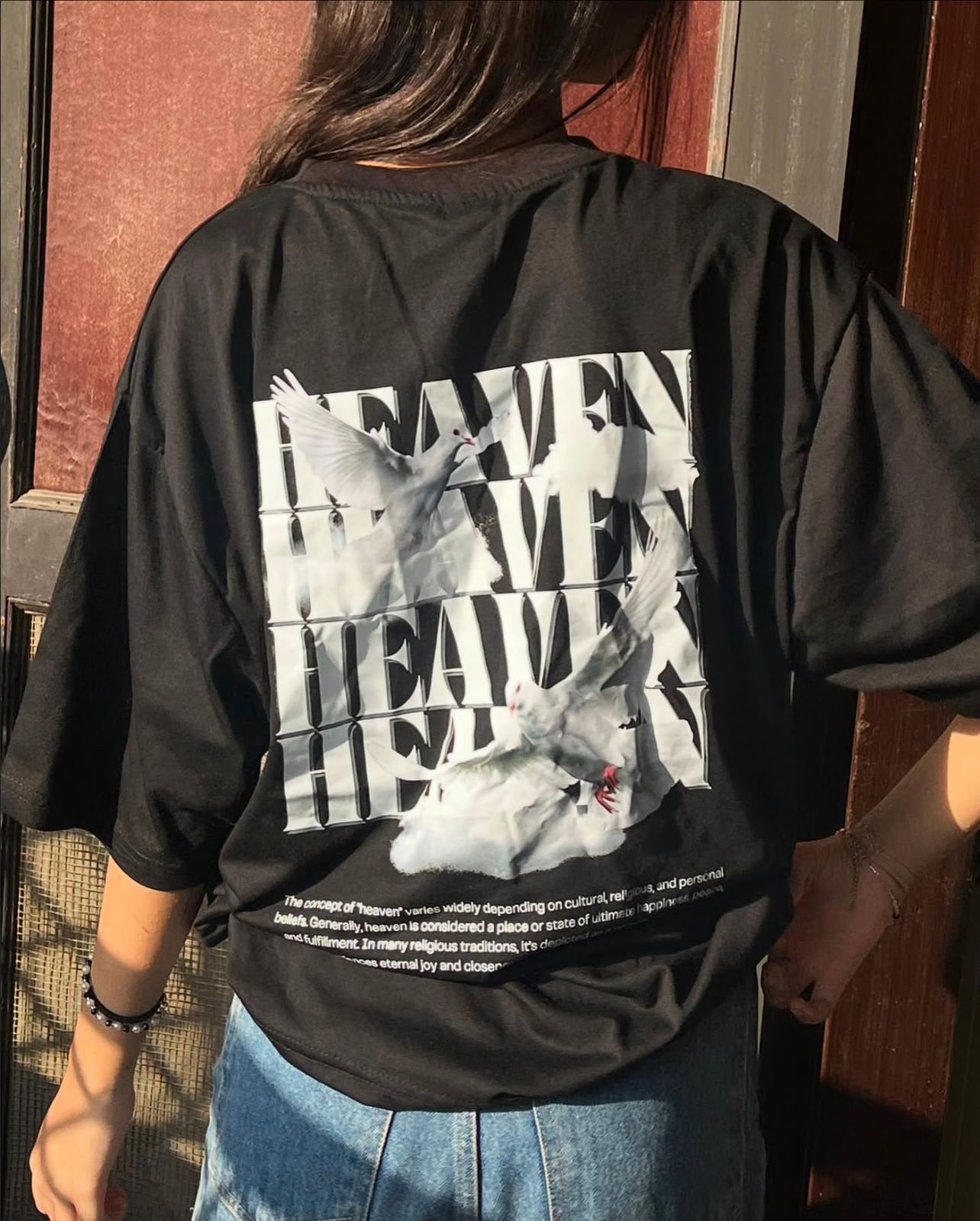 Heaven's Oversized Graphic Tee